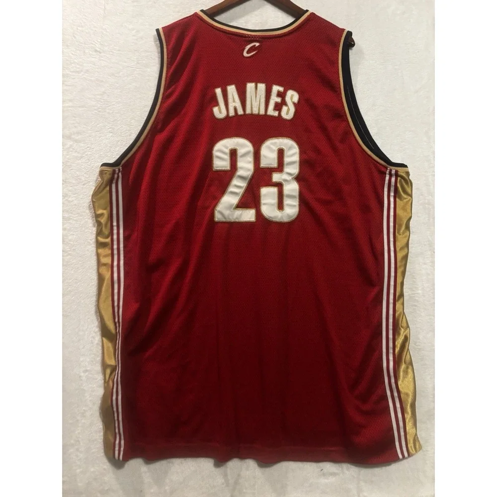 Lebron‎ James Cleveland Cavaliers Jersey #23 Size 56 RARE Reebok Logo